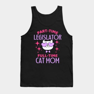 Funny Legislator Mom Cat Tank Top